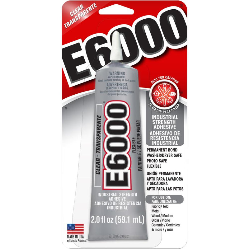 E6000 Adhesive Adhesives Eclectic Products 2 fl oz