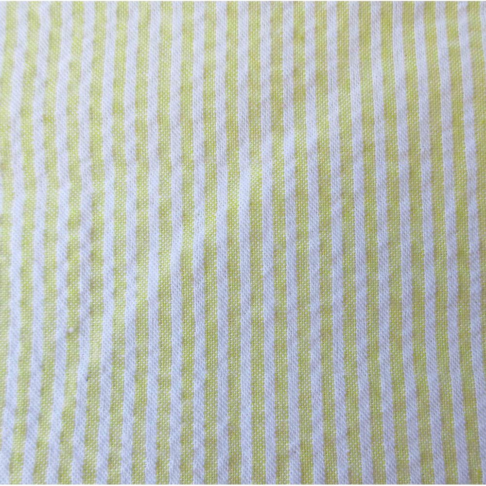Seersucker Stripe - Yellow/ White