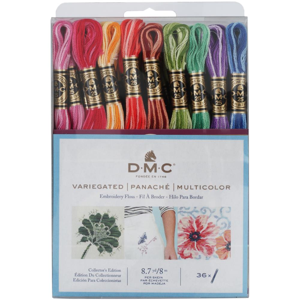 DMC Variegated 36 Skein Floss Pack Needlework DMC