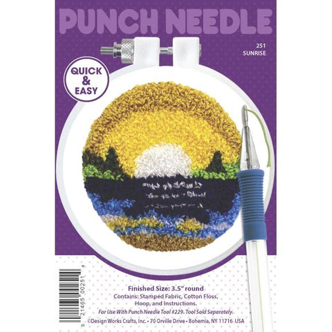 Beginner Punch Needle Kit - Black Floral – Brooklyn Craft Company