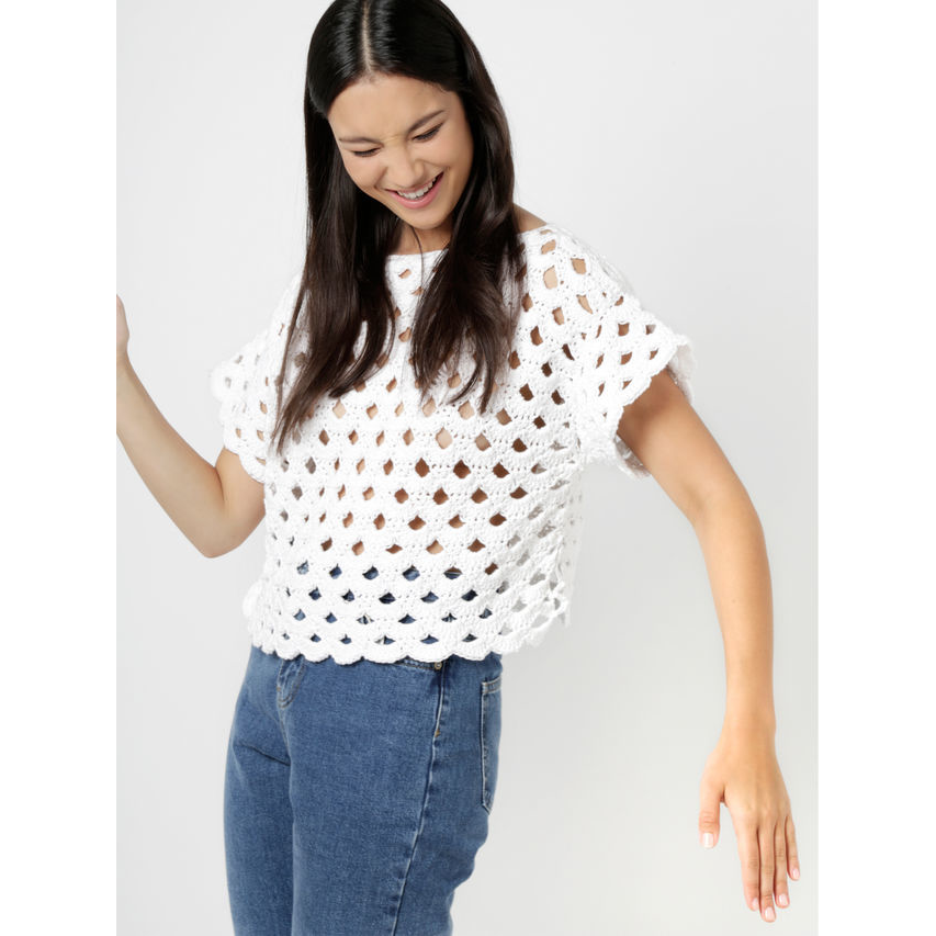 Wool & the Gang Sun is Shining Top Crochet Pattern