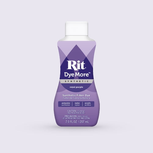 Rit DyeMore Synthetic Fiber Dye, Royal Purple - 7.0 fl oz