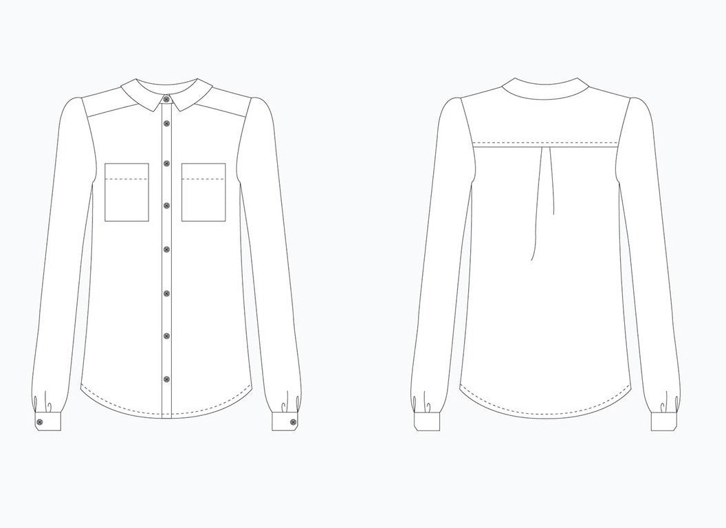 VIRTUAL SEWING COURSE: Button-Down Shirt Past Workshop Brooklyn Craft Company