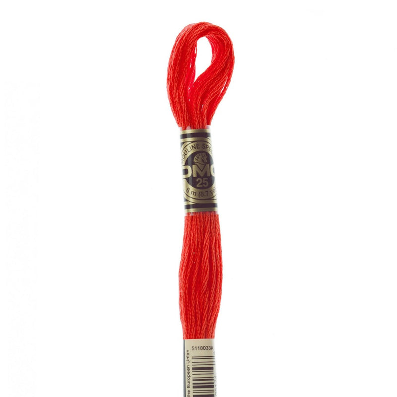 Embroidery Floss - 606 Needlework DMC