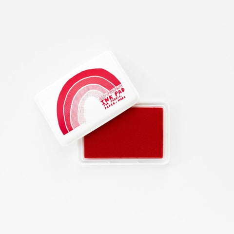 Large Round Stamp Pad, Red