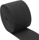 2-inch knit elastic black