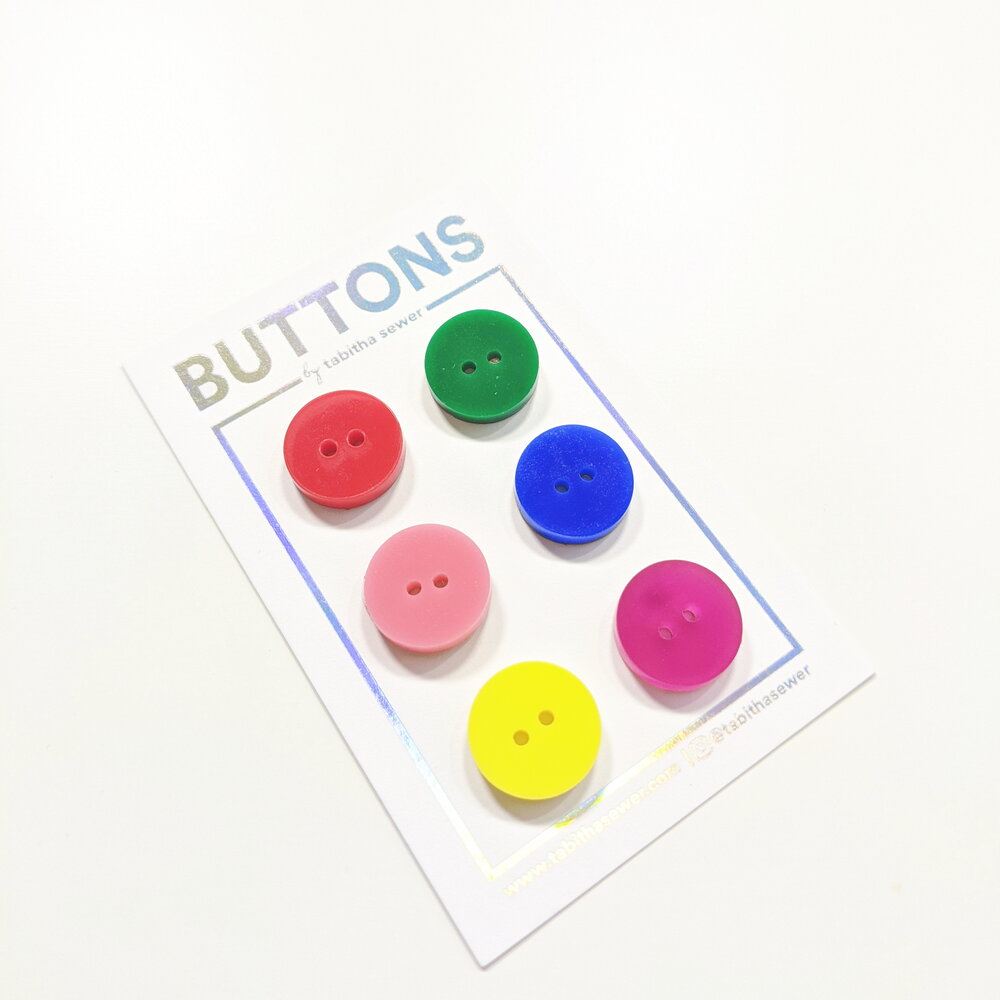Rainbow Classic Circle Buttons