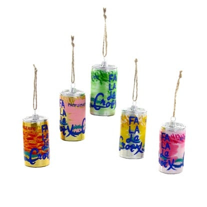 Fa-La-La Croix Ornament Ornament Cody Foster and Co. Tangerine