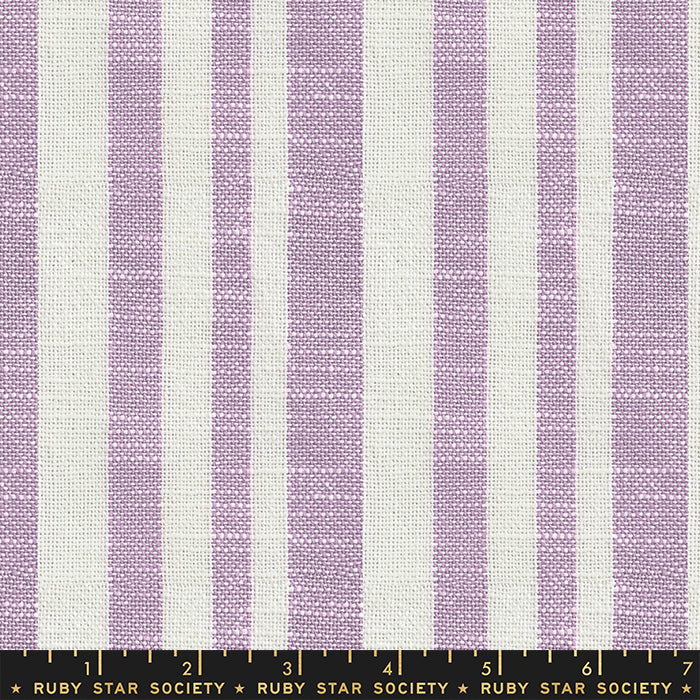 Warp & Weft Heirloom Woven Texture Stripe by Ruby Star Society in Lupine