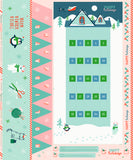 Peppermint Please Christmas Countdown Panel by Ruby Star Society