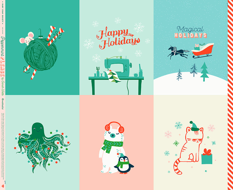 Peppermint Please Gift by Ruby Star Society in Multi Fabric Ruby Star Society