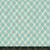 Camellia Macrame by Ruby Star Society in Turquoise