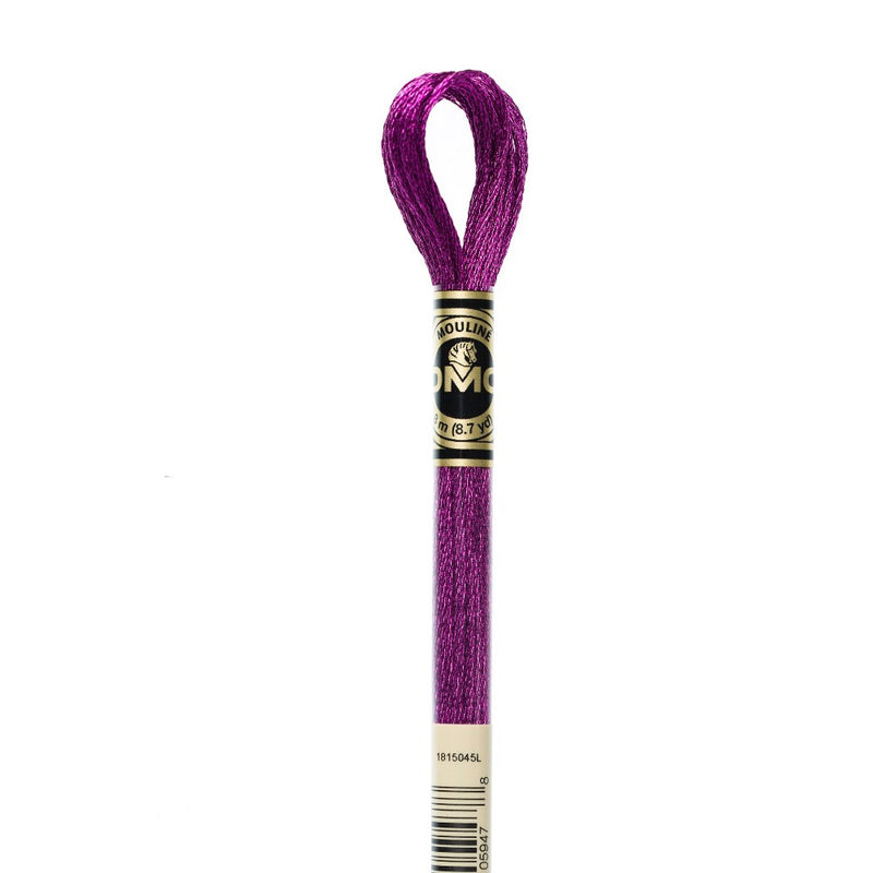 Metallic Embroidery Floss - E718 Needlework DMC