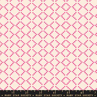Honey Tiny Tiles by Ruby Star Society in Neon Pink