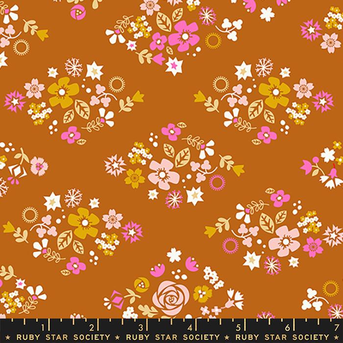 Koi Pond Blossom Festival by Ruby Star Society in Saddle Fabric Ruby Star Society