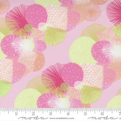 Soiree Fan Frill by Moda Fabric in Cotton Candy Fabric Moda Fabrics