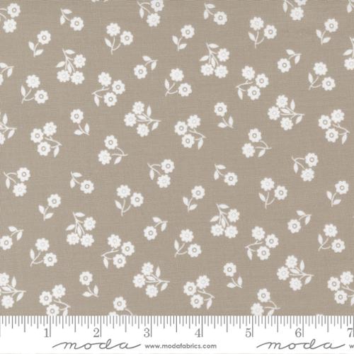 Country Rose Dainty Floral by Moda Fabric in Taupe