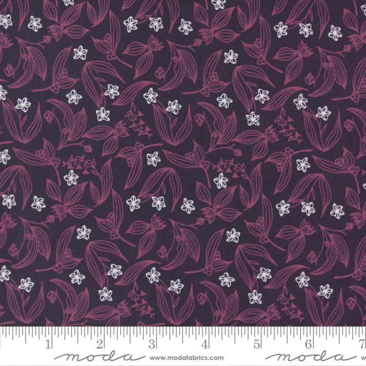 Wild Meadow Floral by Moda Fabric in Prune