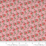 Leather & Lace Tiny Roses by Moda Fabric in Petal Pink