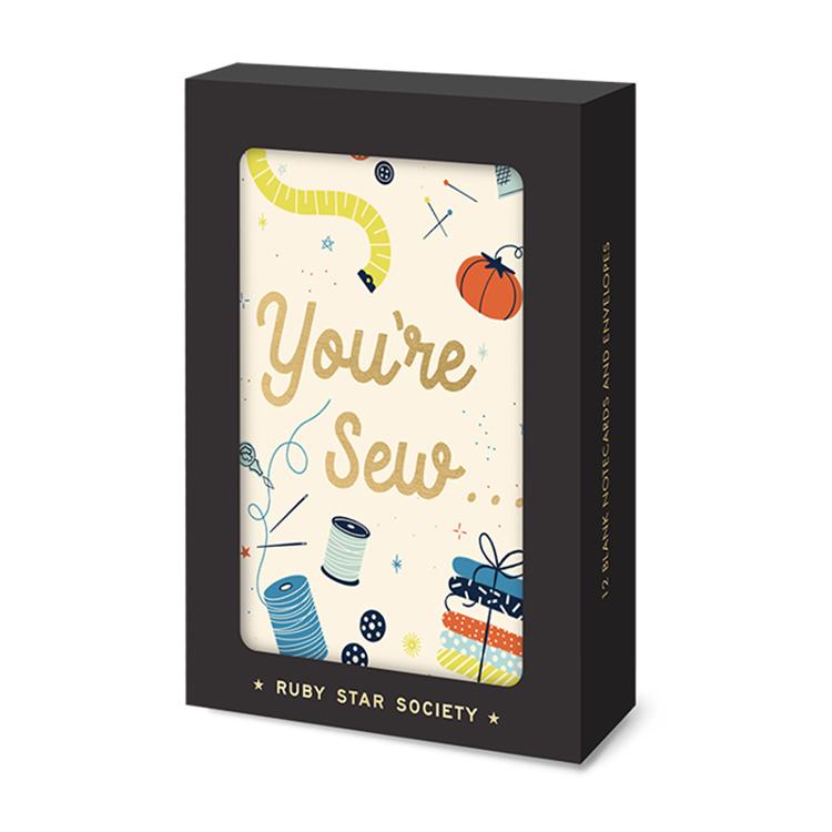 Sew Thoughtful Notecard Set Greeting Cards Moda Fabrics