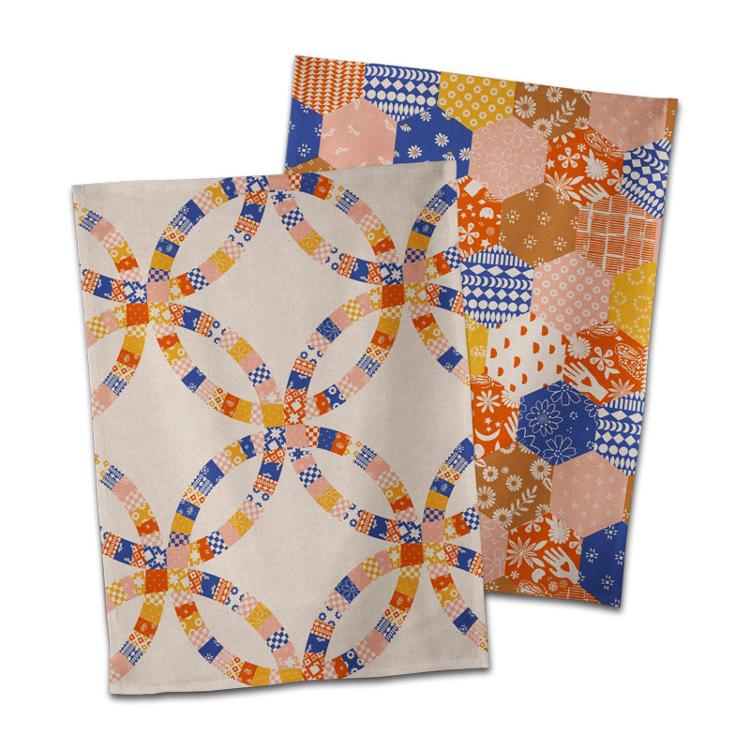 Quilt Block Tea Towel Set by Ruby Star Society
