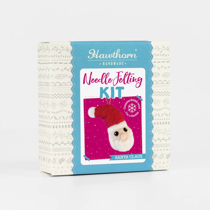 Santa Bauble Mini Needle Felting Kit