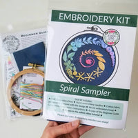 Spiral Sampler Beginner Embroidery Kit Kit Jessica Long Embroidery