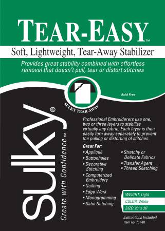 Sulky Tear Easy Tear-away Stabilizer