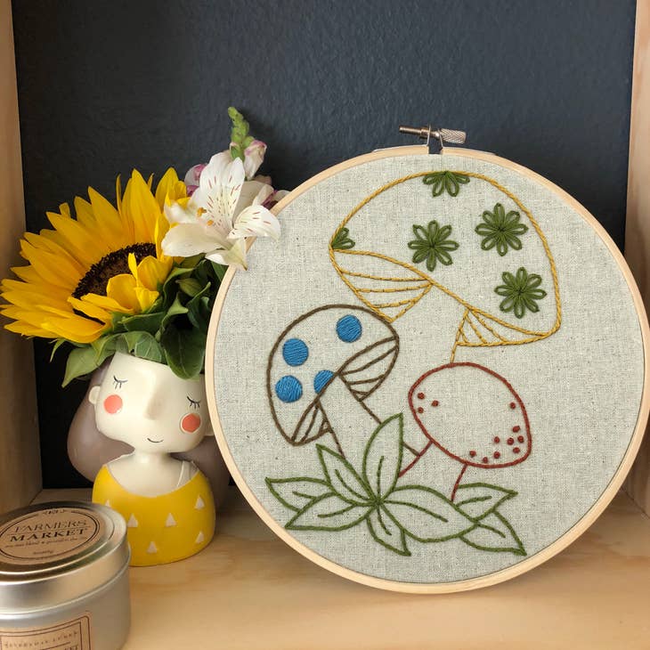Fungus Among Us Embroidery Kit – Brooklyn Craft Company