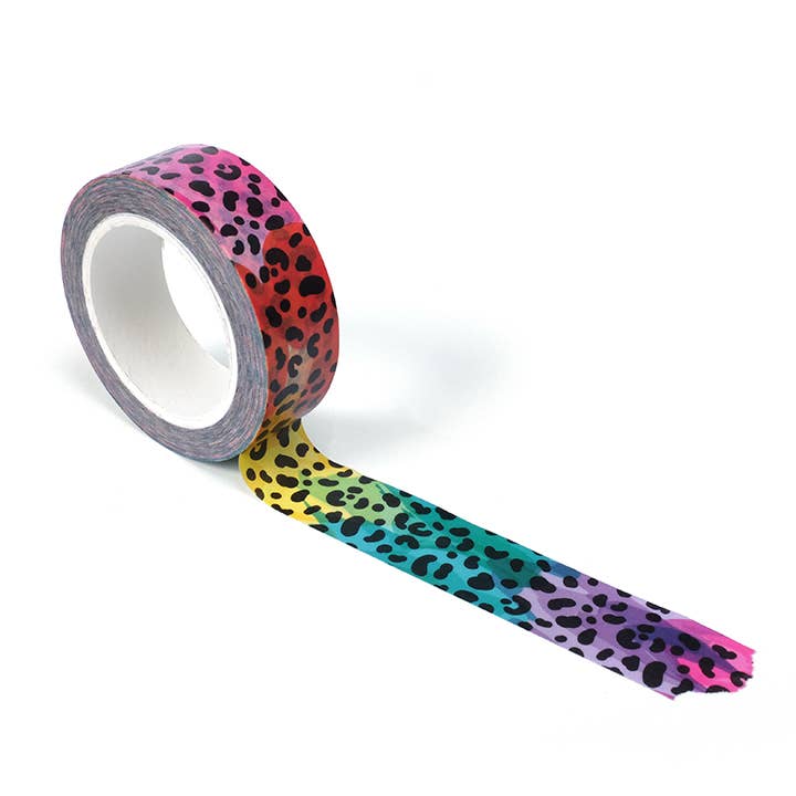 Rainbow Leopard Washi Tape