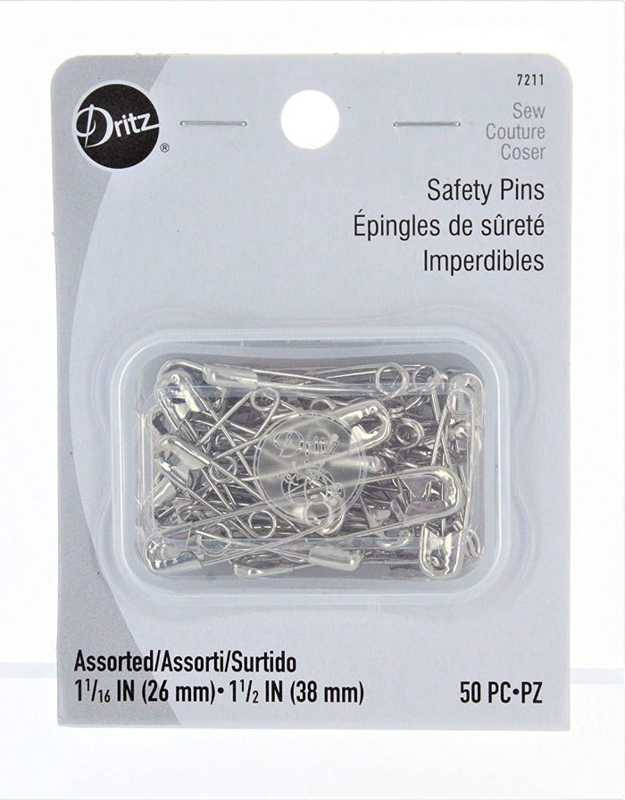 Assorted Safety Pins - 50 ct – Brooklyn Craft Company