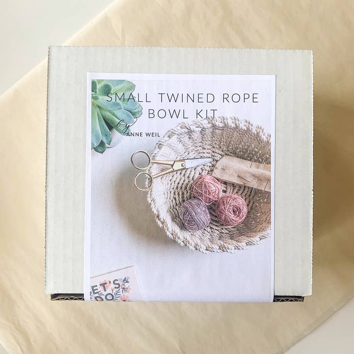 Twined Woven Rope Bowl Kit