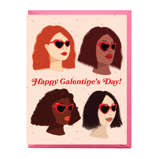 Galentine's Day Card Greeting Cards Boss Dotty Paper Co