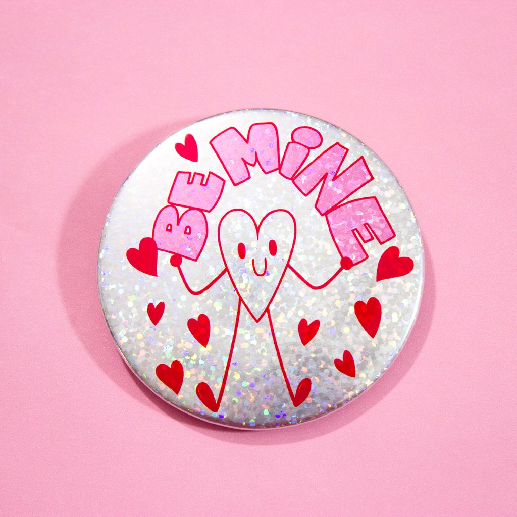 Be Mine 3" Sparkle Button Accessories Chris Uphues