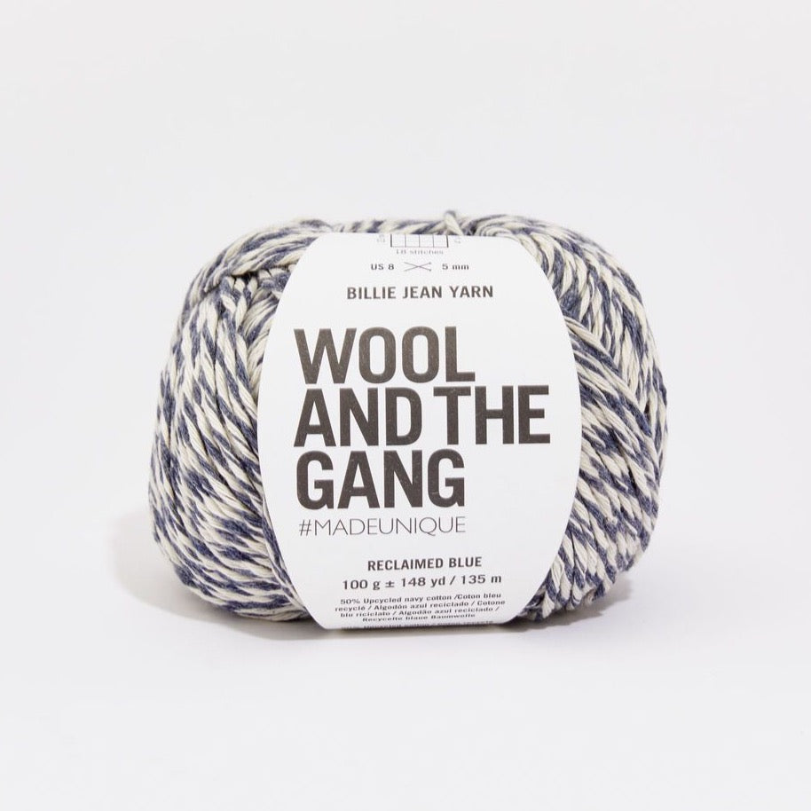 Billie Jean Upcycled Denim Yarn