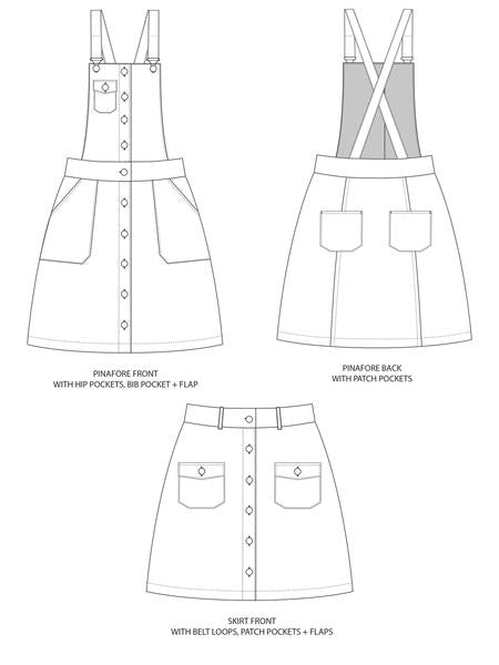 VIRTUAL WORKSHOP: Sew a Bobbi Pinafore or Skirt