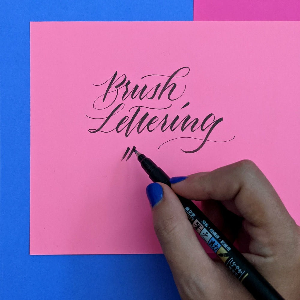 Brushing Lettering Brush Marker Lettering – Brooklyn Craft Company