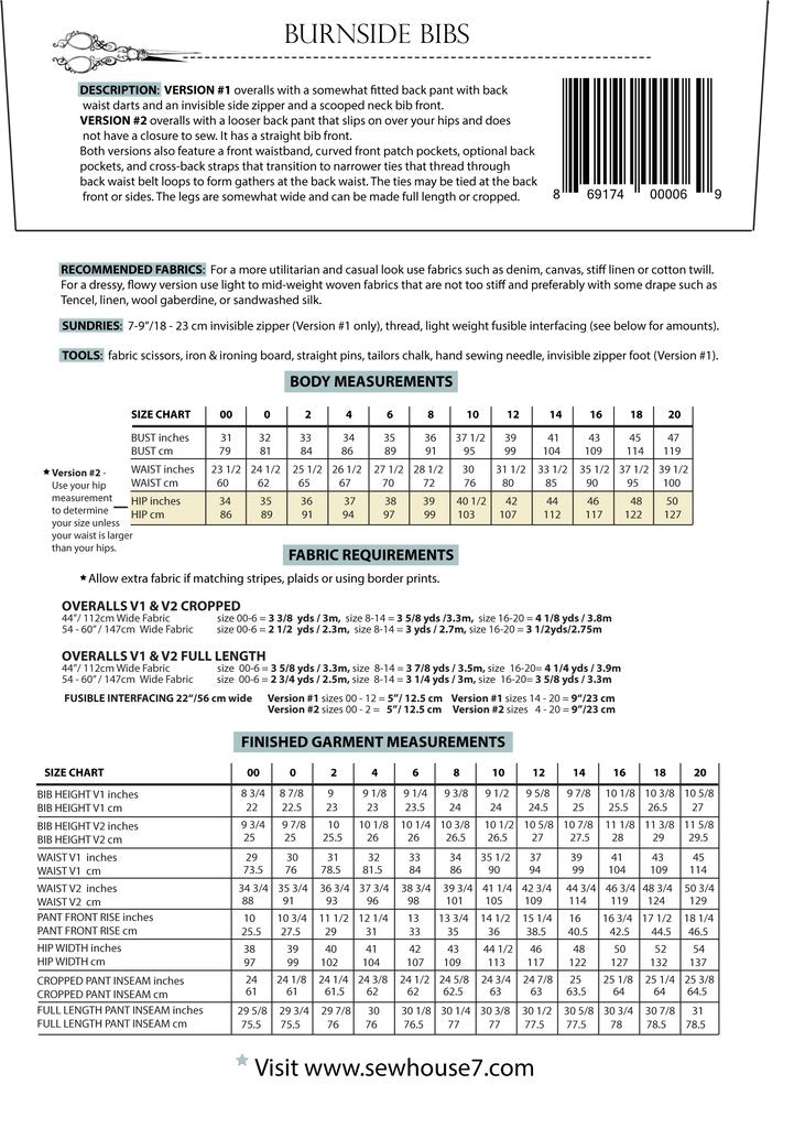 VIRTUAL SEWING COURSE: Burnside Bibs