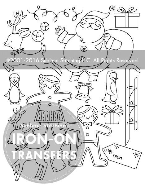 Christmas Time Embroidery Patterns Sublime Stitching