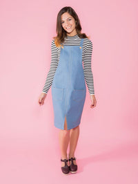 Sew a Cleo Overalls Dress Past Workshop Brooklyn Craft Company