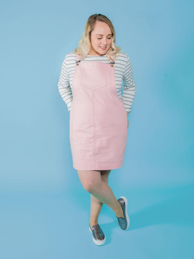 Sew a Cleo Overalls Dress Past Workshop Brooklyn Craft Company