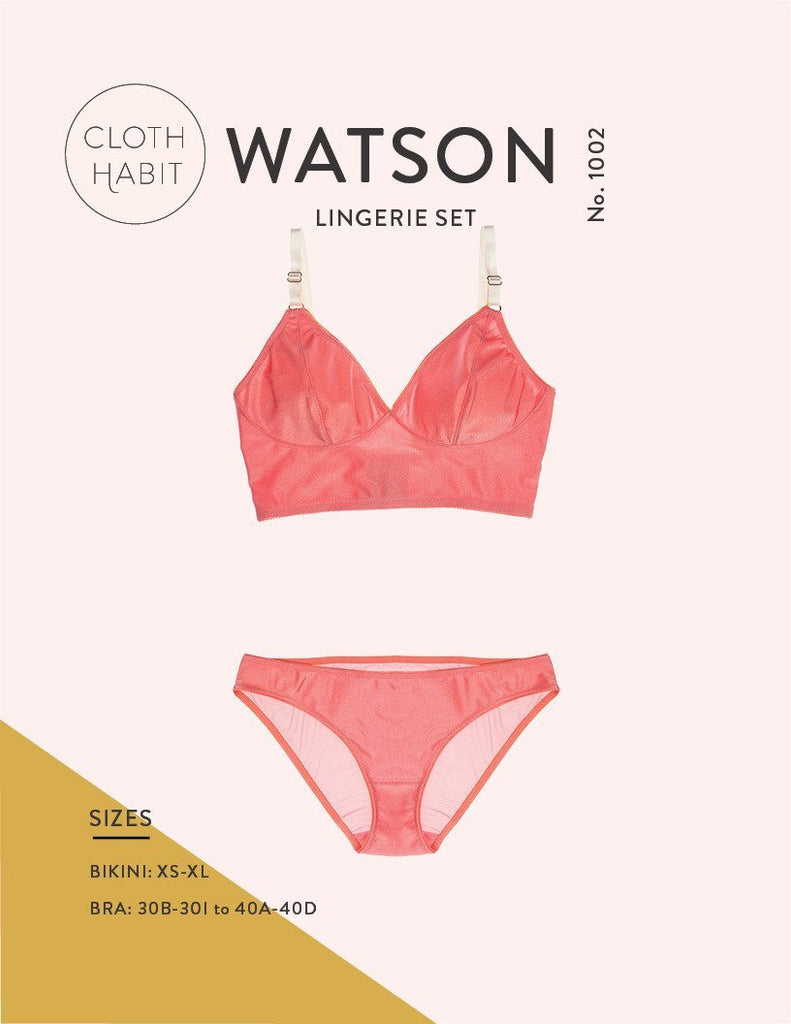 Sew a Watson Bra Past Workshop Brooklyn Craft Company