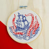 Release the Kraken Embroidery Kit Kit Hook, Line & Tinker