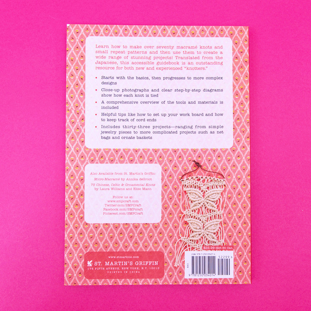 Macrame Pattern Book Book St. Martin's Books
