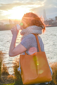 Sew a Leather Tote Workshop Past Workshop Brooklyn Craft Company