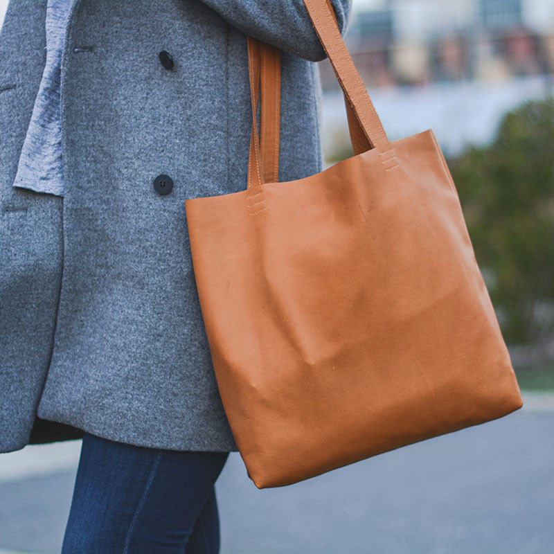 Sew a Leather Tote Workshop Past Workshop Brooklyn Craft Company