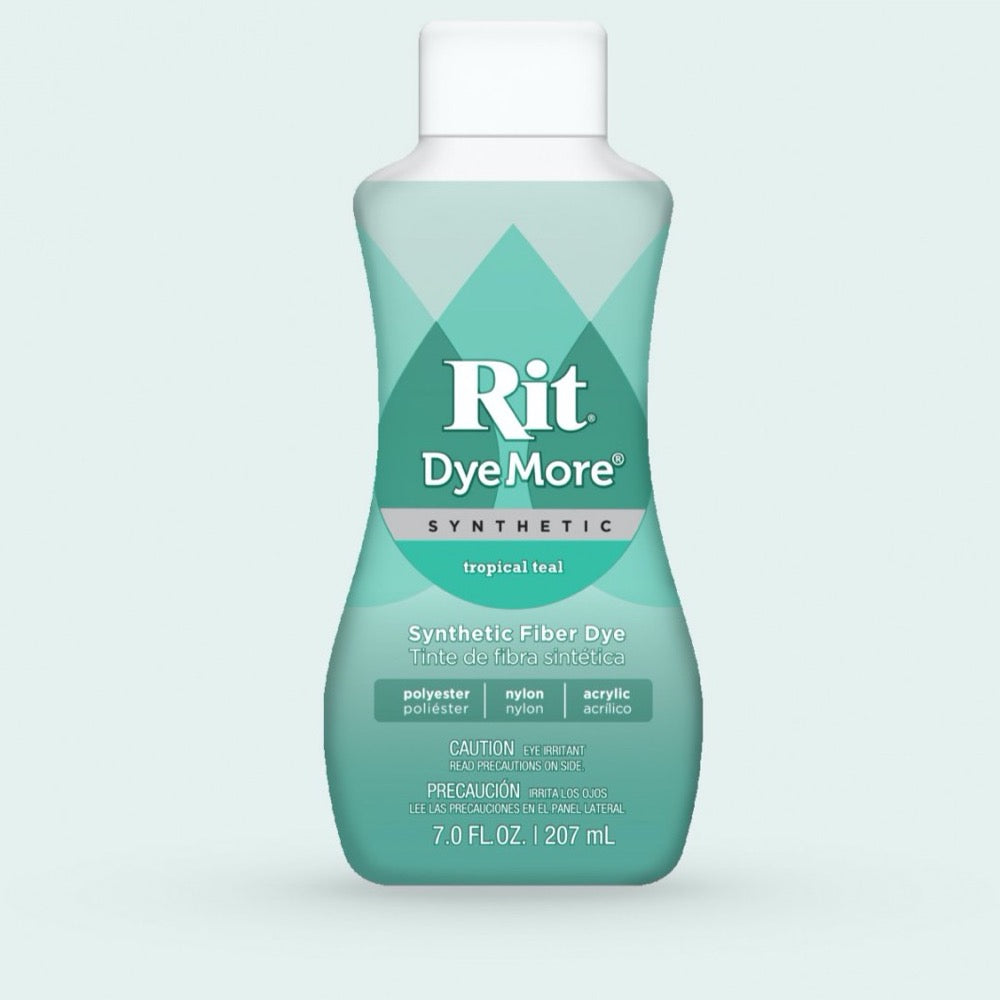 Rit DyeMore Synthetic Fiber Dye, Tropical Teal - 7.0 fl oz