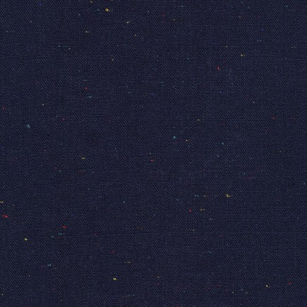 Essex Speckle Y/D by Robert Kaufman in Navy