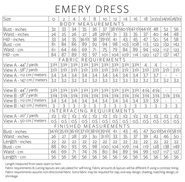 Emery Dress Pattern Pattern Christine Haynes