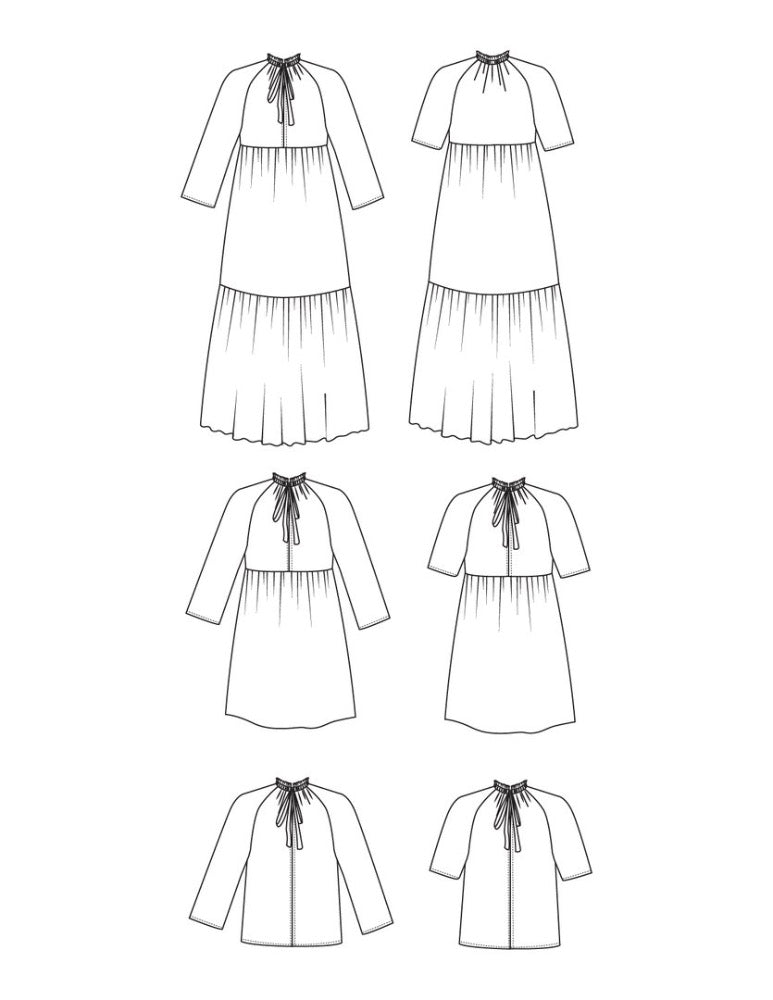 The Wilder Gown Pattern Pattern Friday Pattern Company